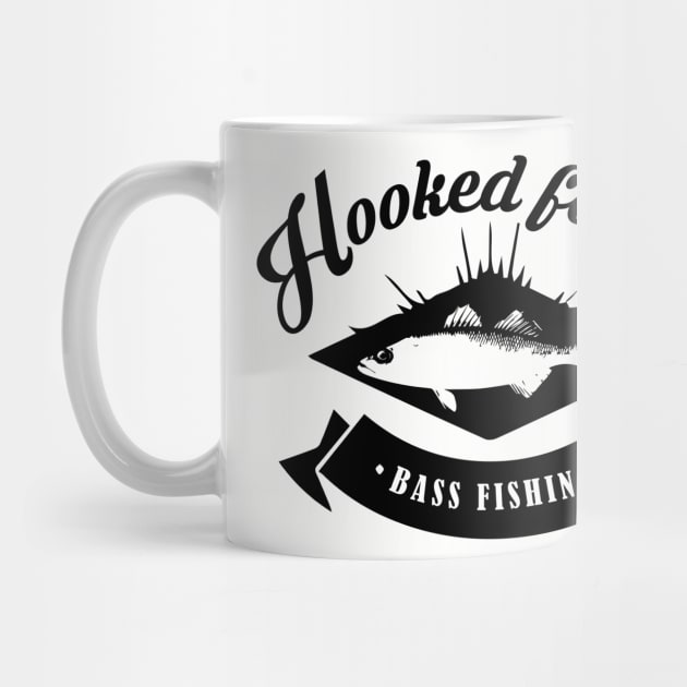 Hooked For Life - Bass Fishing by fromherotozero